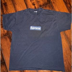 Supreme Yankees Box Logo Tee